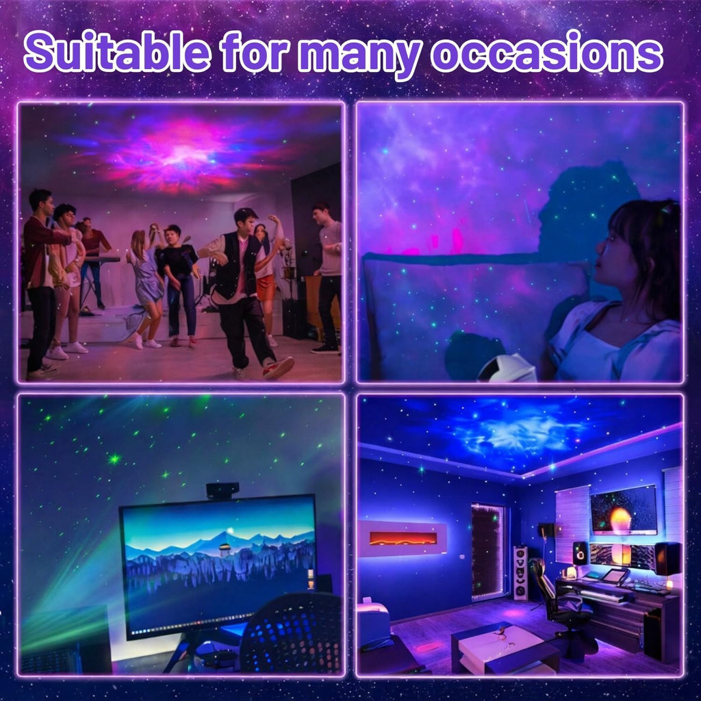 Astronaut Galaxy Projector Night Light | 360° Rotating Nebula Star Projector with Remote, Timer & Adjustable Head | Space Lamp for Kids Bedroom, Gaming Room, Home Décor & Gift
