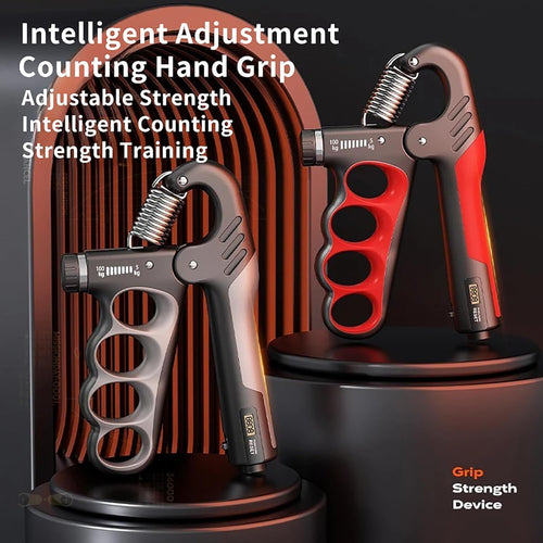 and Grip Strength Trainer (100 kgs) - Forearm Strength Trainer Adjustable Gripper