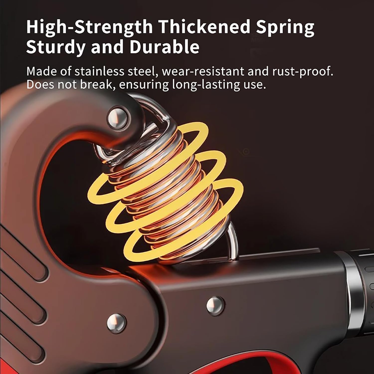 and Grip Strength Trainer (100 kgs) - Forearm Strength Trainer Adjustable Gripper