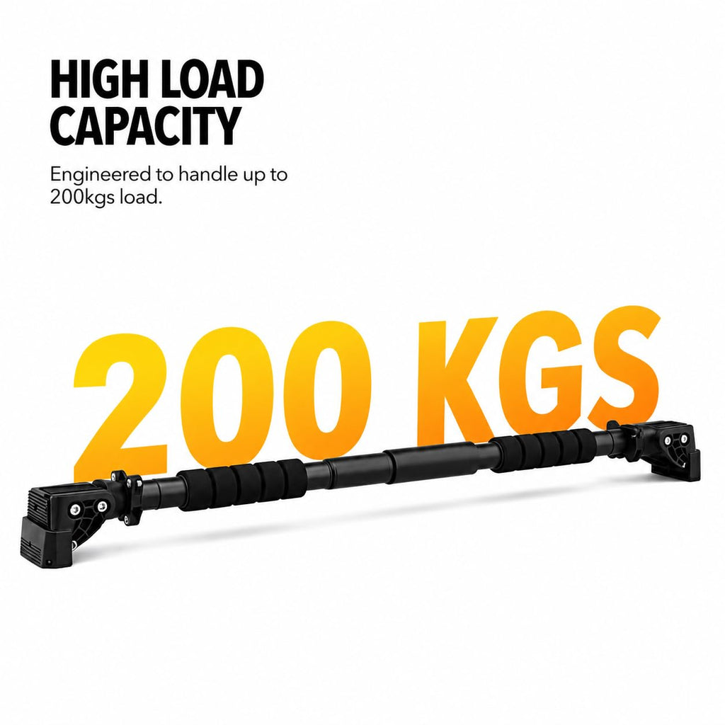 Pull Up Bars For Home Workout -Chin Up Bar Gym Accessories for Men Door Way Adjustable Hanging Rod Without Screw, Anti-skid Grip, Strength Training Exercise Bar